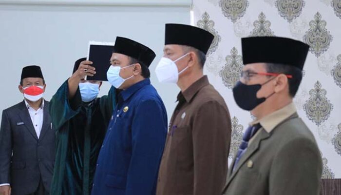 Bupati Jeje Lantik Tiga Pejabat Eselon II Hasil Open Bidding 2020