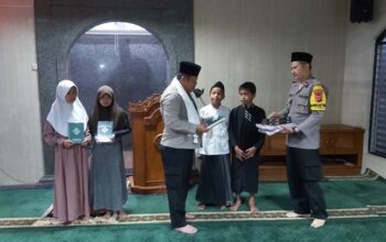 Wakapolres Tasikmalaya Kota Lakukan Suling di Masjid Al-Azhariyah Tawang