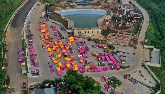 Waterboom Berkelas Internasional di Bandung Barat Siap Dibuka Juli 2022