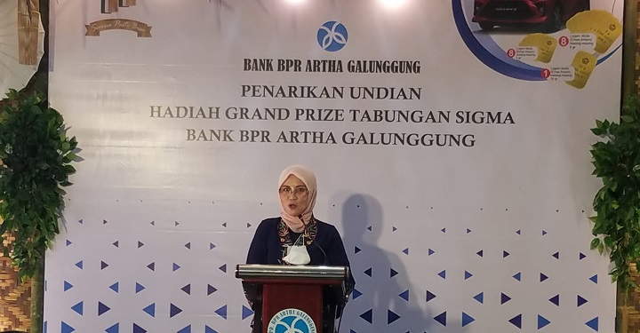 Nasabah Antusias Saksikan Pengundian Sigma BPR Artha Galunggung