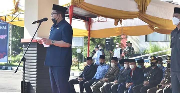 Bupati Ade Pimpin Upacara Harkitnas 2022