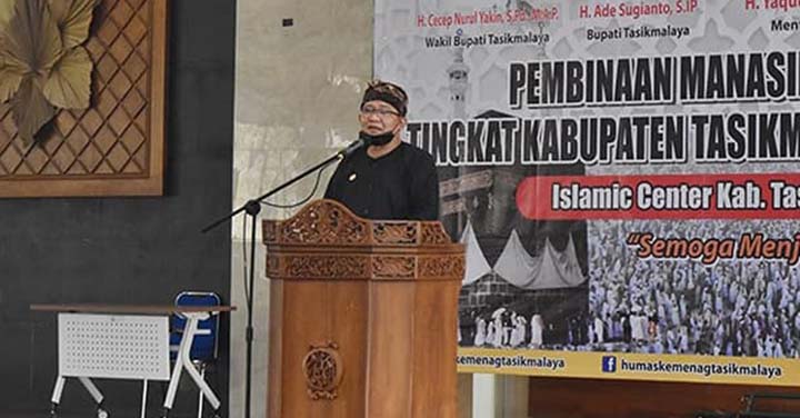 Bupati Hadiri Pembinaan Manasik Haji Tingkat Kabupaten Tasikmalaya