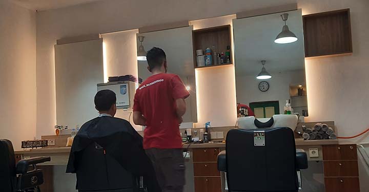 Nex Barbershop Tasikmalaya Relaunching di Jalan Letjen Mashudi