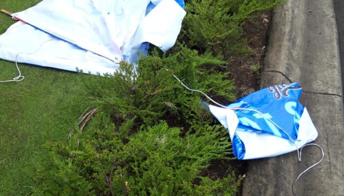 Atribut Partai Demokrat Dirusak Orang Tidak Dikenal di Bandung Barat