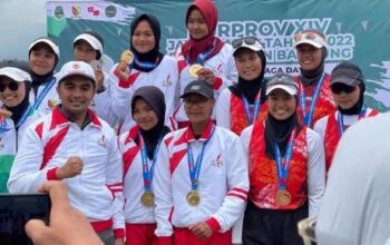 R4X KBB Sabet Medali Emas Cabor Dayung Beregu Puteri
