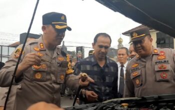 Siap Ciptakan Keamanan Jelang Nataru, Polres Tasikmalaya Cek Kendaraan Dinas