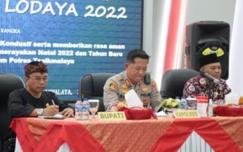 Antisipasi Pengamanan Jelang Nataru 2023, Polres Tasikmalaya Gelar Rakor Operasi Lilin