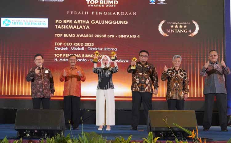BPR Artha Galunggung Raih Penghargaan Bergengsi Tingkat Nasional