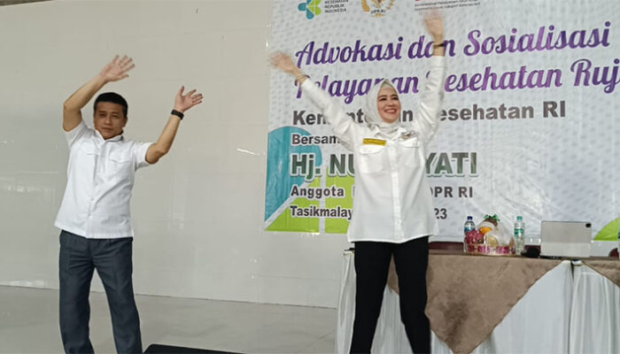 Germas Bersama Nurhayati Effendi, Masyarakat Kota Tasikmalaya Bergairah Menuju Hidup Sehat dan Berkualitas