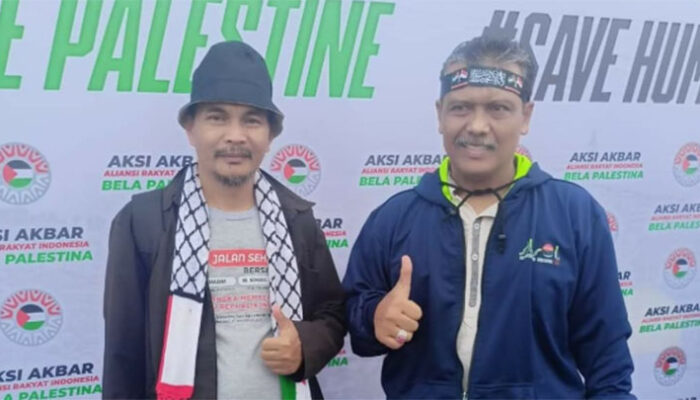 Anggota DPRD Kota Tasik Dede Muharam Turut Aksi Bela Palestina