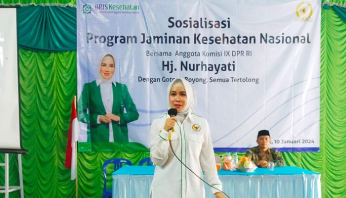 Optimalkan Kesejahteraan, Nurhayati Effendi Sosialisasikan JKN dan BPJS di Pasirwaru