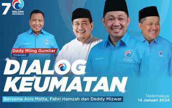 Dialog Keumatan DPD Partai Gelora Kota Tasikmalaya, Perkuat Peran Pesantren dan Semangat Perjuangan