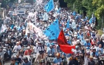 Kampanye Akbar Prabowo dan Gibran di GBK, Ribuan Massa Meriah Meski Disertai Kemacetan