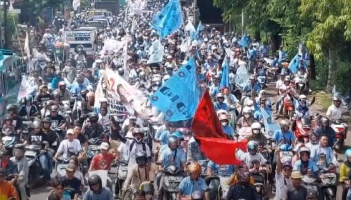 Kampanye Akbar Prabowo dan Gibran di GBK, Ribuan Massa Meriah Meski Disertai Kemacetan