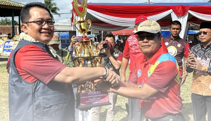 Bupati Tasikmalaya Ajak Peserta O2SN Tingkat SMP 2024 Raih Prestasi dan Persahabatan