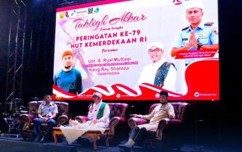 Tabligh Akbar Peringati HUT ke-79 RI, Ribuan Warga Priangan Timur Tumpah Ruah di Lanud Wiriadinata