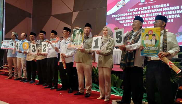 Rapat Pleno KPU Kota Tasikmalaya Memanas! Inilah Hasil Pengundian Nomor Urut Pilkada 2024