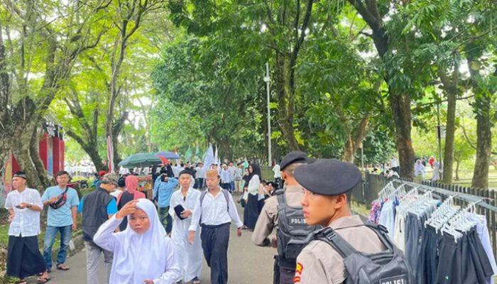 Ribuan Santri Meriahkan Hari Santri Nasional 2024, Polres Tasikmalaya Kota Siap Kawal dengan Aman