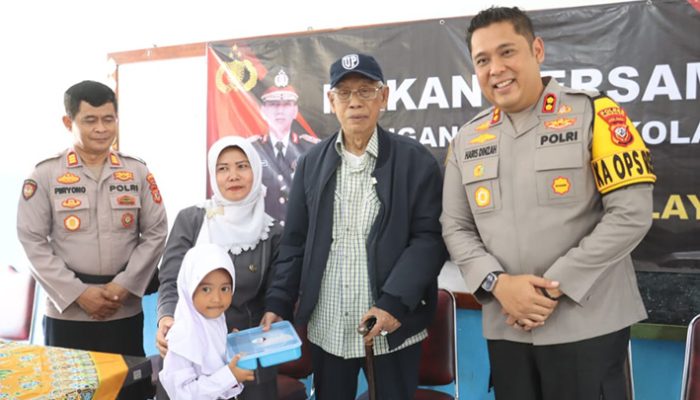Kapolres Tasikmalaya Ajak Anak-anak Pilih Makanan Sehat, Gerakan Makan Sehat untuk Masa Depan Lebih Baik