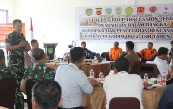 FGD Pentahelix Kodim 0612 Tasikmalaya, Sinergi untuk Antisipasi Bencana Alam 2024