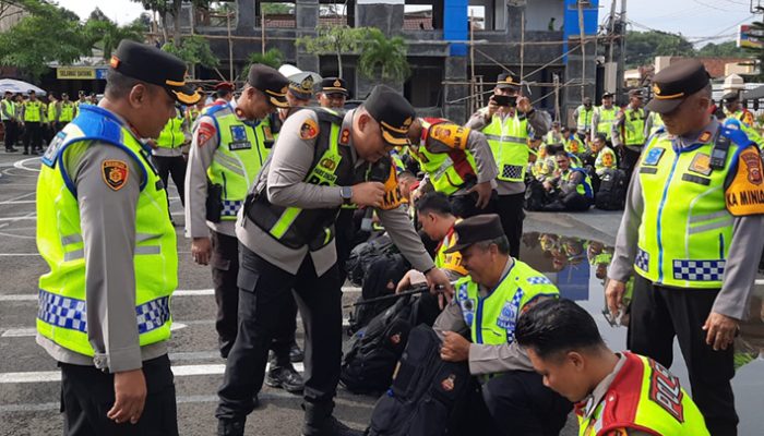 Ratusan Personel Polres Tasikmalaya Bergerak, Pengamanan Pilkada Dimulai Hari Ini