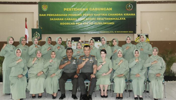 Pertemuan Ratusan Anggota Persit Kodim 0612 Tasikmalaya Perkuat Dukungan untuk TNI dan Masyarakat