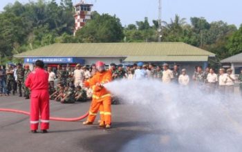 Latihan Tanggap Darurat Kebakaran 2024, Sinergi Lanud dan PK Bandara Wiriadinata untuk Keselamatan Tasikmalaya