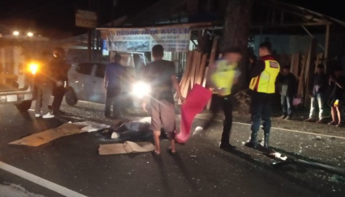 Tragedi di Tasikmalaya, Pemotor Tanpa Lampu Tewas Usai Tabrakan dengan Pick-Up