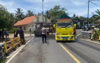 Tragedi Korsleting ACCU, Mobil Bak Pengangkut LPG Hangus di Cipatujah