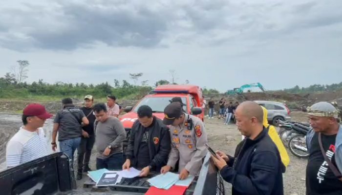 Polres Tasikmalaya Lakukan Sidak, Pastikan Legalitas Pertambangan Pasir di Kaki Gunung Galunggung
