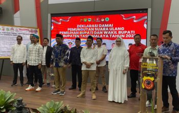 Deklarasi Damai PSU Tasikmalaya, Semua Elemen Bersatu untuk Demokrasi Sejuk