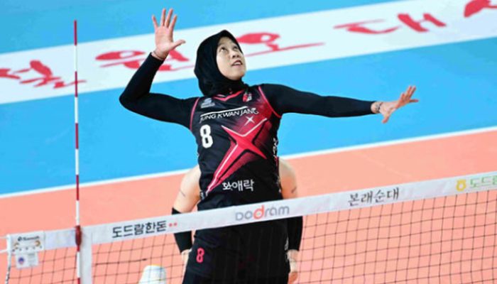 Megawati Cetak 38 Poin, Red Sparks Samakan Kedudukan 2-2 di Final Liga Voli Korea