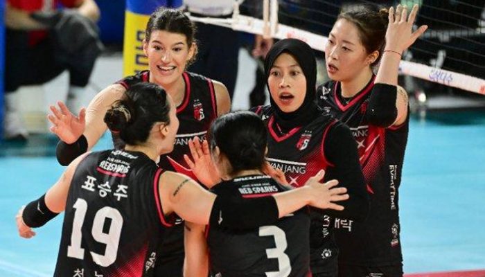 Perjuangan Mega Bikin Haru, Red Sparks Bangkit Lawan Pink Spiders di Final V-League