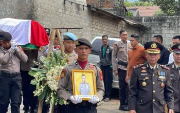Usai Pantau TPS, Anggota Polsek Cibalong Gugur dalam Tugas