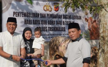 Iduladha di Polres Tasikmalaya, 43 Hewan Kurban untuk Rakyat dan Pesantren