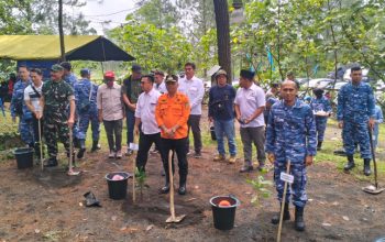 Hari Bakti ke-78, TNI AU Gandeng FKPAT Hijaukan Gunung Galunggung