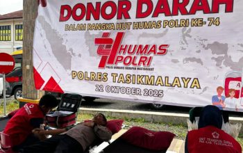 Tak Sekadar Seremoni, Polres Tasikmalaya Gelar Donor Darah di Hari Jadi ke-74 Humas Polri