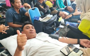 Ribuan Warga Antusias Donor Darah di Mapolres, Warnai HUT ke-24 Kota Tasikmalaya