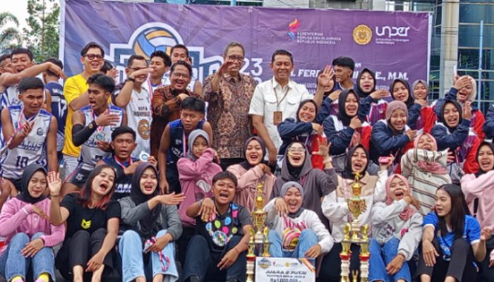 Kompetisi Tampar Bola Edisi ke-4 Unper, Voli Tasikmalaya Siap Tembus Porprov 2026