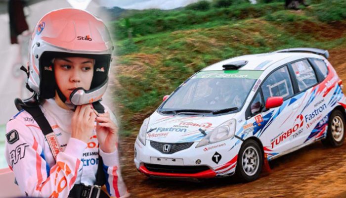 Diva Zahra Siap All-Out di Putaran Pamungkas Kejurnas Sprint Rally 2025 Sukabumi