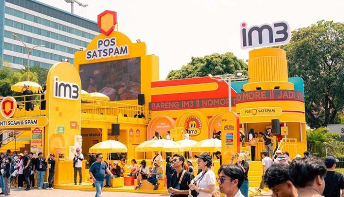 Indosat IM3 Meriahkan Festival Musik dengan Jaringan 5G dan Fitur Keamanan Digital SATSPAM