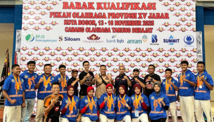 Tasikmalaya Bangkit di Arena Tarung, 6 Medali dan 9 Kelas Melaju Bukti Kebangkitan Tarung Derajat di BK PORPROV 2025