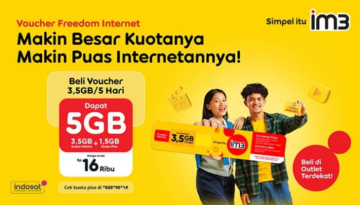 Indosat Luncurkan Layanan Internet Cepat dan Murah dengan IM3 dan Tri