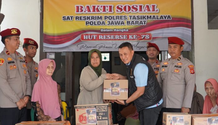 HUT Reserse ke-78, Polres Tasikmalaya Gelar Bakti Sosial di Panti Jompo