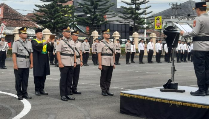 Polres Tasikmalaya Rotasi Pejabat, Kasat Lantas dan Kapolsek Sukaraja Resmi Berganti