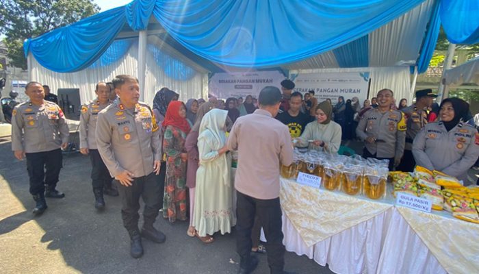 Harga Sembako Tinggi, Polres Tasikmalaya Gelar Gerakan Pangan Murah