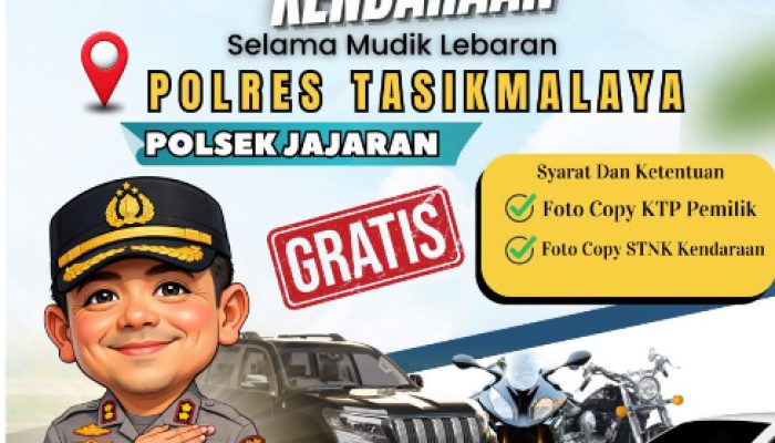 Mudik Lebaran, Polres Tasikmalaya Sediakan Penitipan Kendaraan Gratis