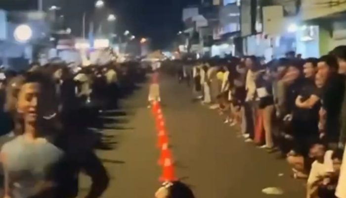 Meriah! Tasik Speed Run Digelar di Jalan Dokar, Ribuan Warga Tonton Lomba Lari Malam