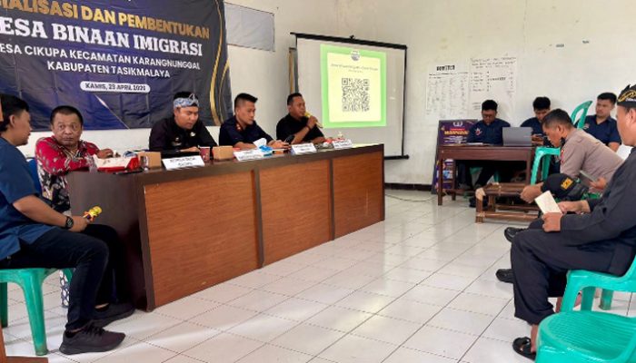 Imigrasi Tasikmalaya Bentuk Desa Binaan di Cikupa, Perkuat Pencegahan TPPO