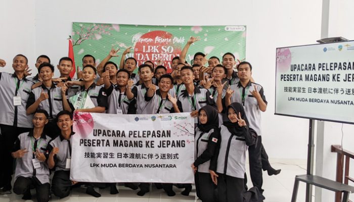 Puluhan Peserta Kembali Dilepas ke Jepang, LPK SO Embun Sudah Kirim 468 Tenaga Magang